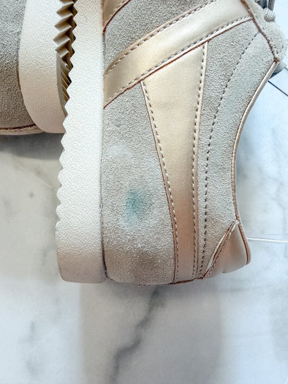 Gola Bullet Pearl Women's Sneakers in Bone, Size 7.5 - Picture 10 of 12